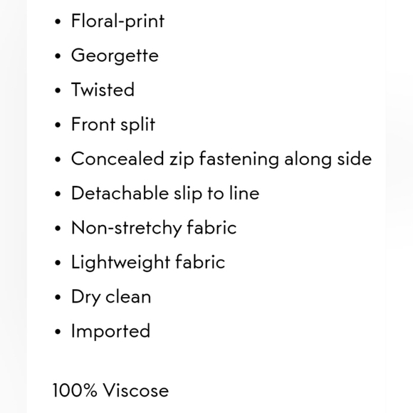 NWT RAG & BONE Tamar Twist-Front Navy Floral-Print Georgette Maxi Dress Size 2 - Picture 8 of 17